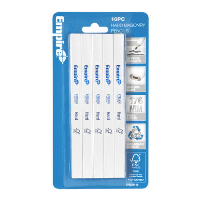 Empire Hard Masonry Pencil Pack - 10 Piece - 176mm