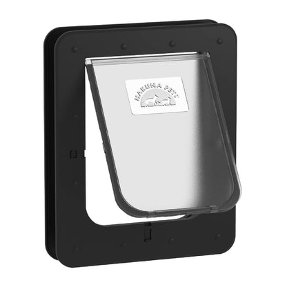 Hakuna Pets Medium Super Tough Pet Door - 225 x 290mm - Black