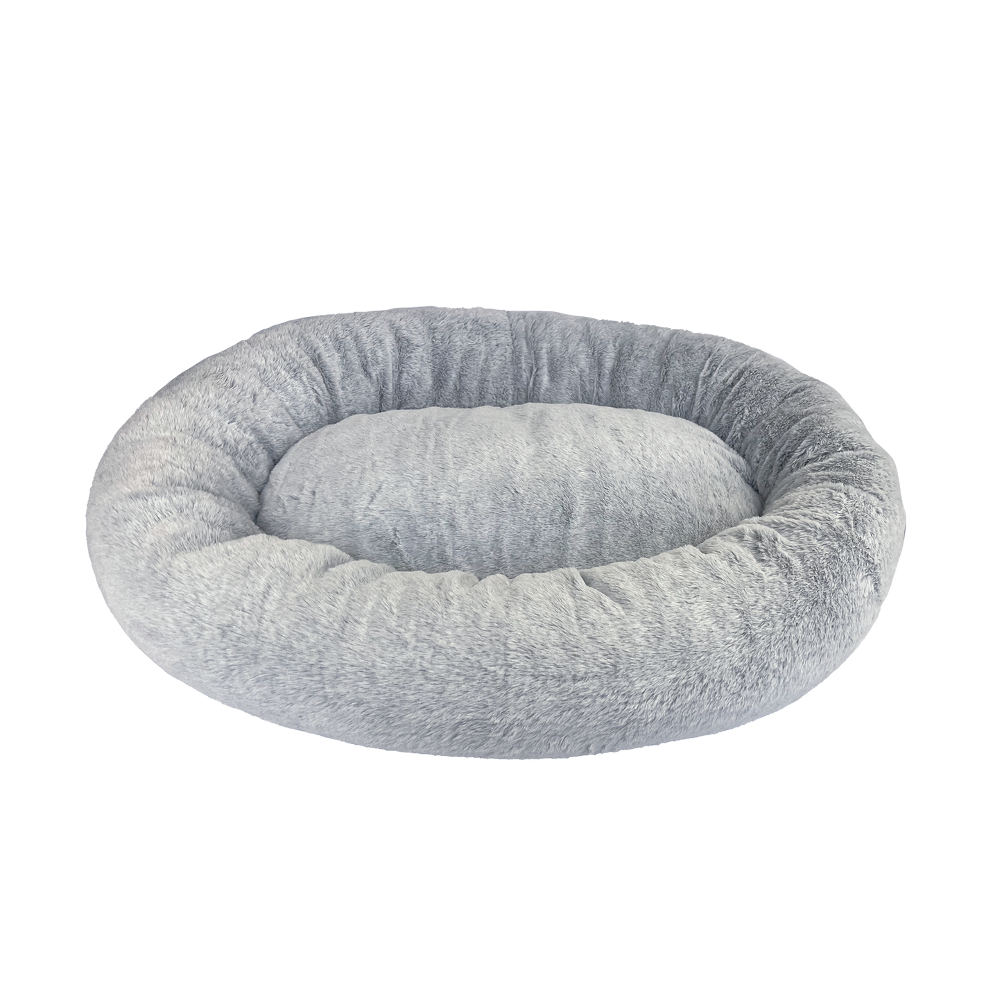 Art Bob Plush Donut Bed - 680 x 800mm - Grey