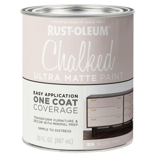 Rust-Oleum Chalked Ultra Matt Paint Blush Pink 887ml