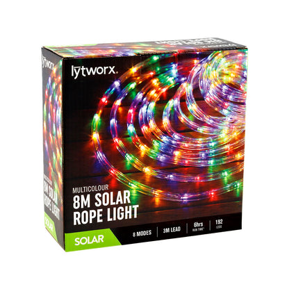 Lytworx Solar Rope Light - 8m - Multicolour