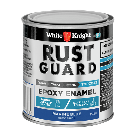White Knight Rust Guard Epoxy Enamel - 250ml - Marine Blue