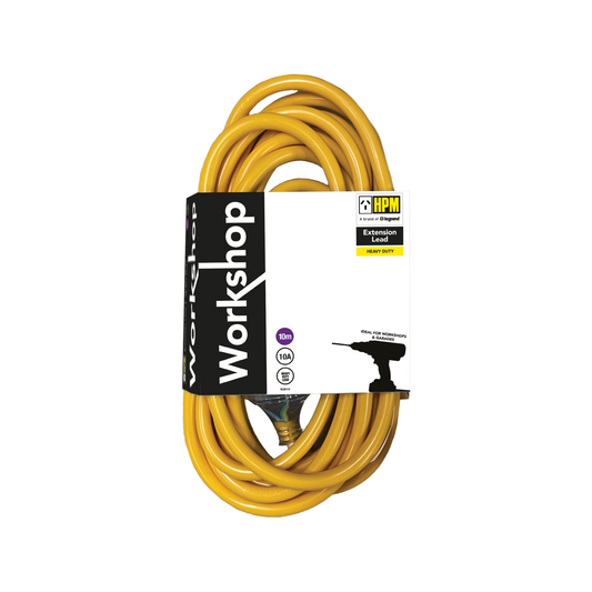 HPM Workshop Extension Lead 10m 1.0mm² 10A 3 Core