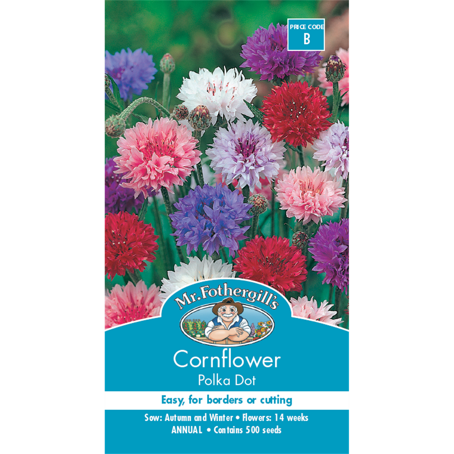 Mr Fothergill Cornflower Seeds
