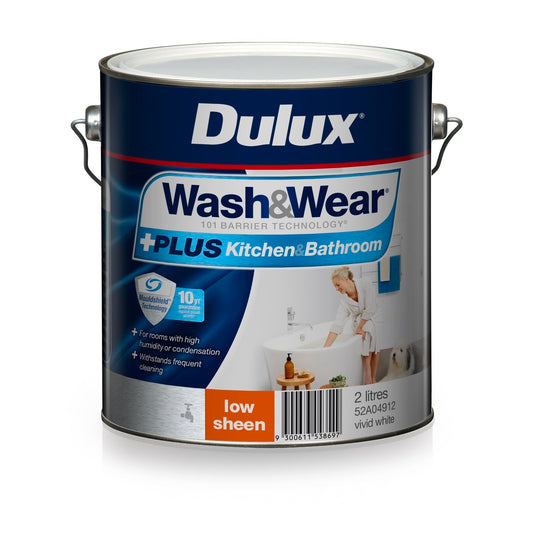 Dulux Interior Paint - 2L - Wash Wear Plus