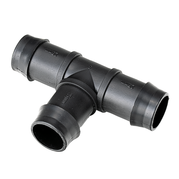 K Rain Barbed Tee - 25mm - 5 Pack