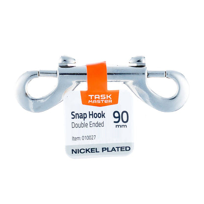 Taskmaster Double Ended Snap Hook - 6mm - Nickel