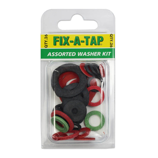 Fix a Tap Assorted Washer Kit - 26 Pack - 64 x 125 x 24mm