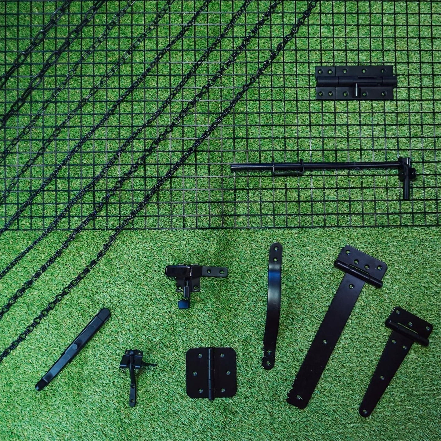 Zenith Matte Black Tee Gate Hinge - 200mm - 2 Pack
