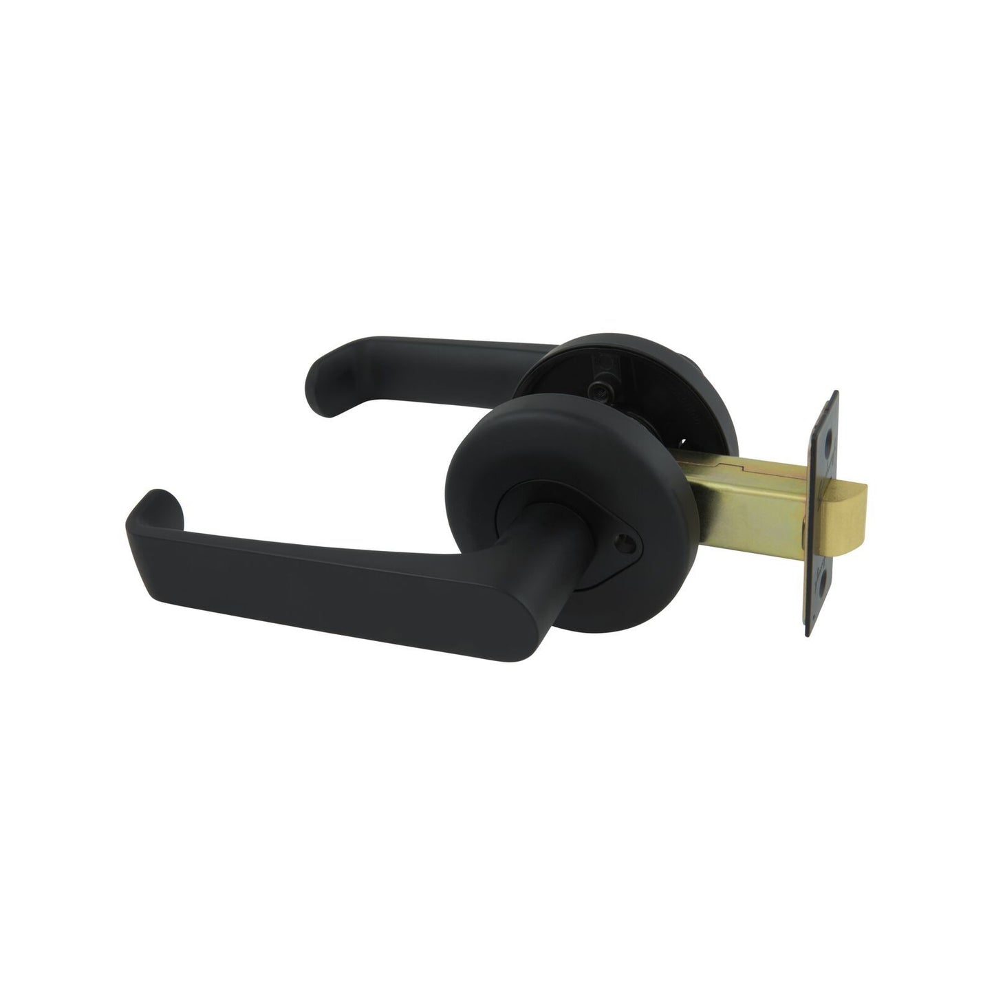 Gainsborough Neue Telo Privacy Lever Set - Matt Black - 138 x 65mm