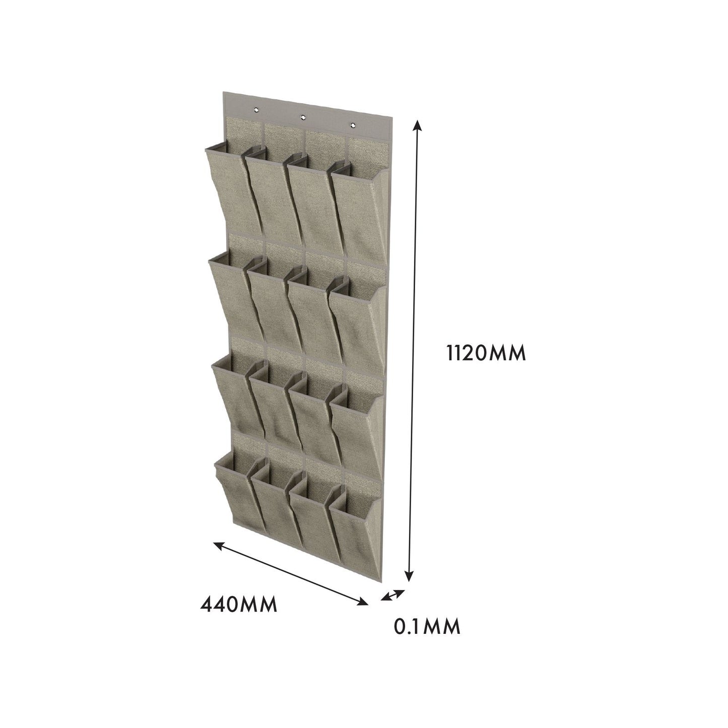 Flexi Storage Wardrobe Ash Hanging Organiser - 440 x 1120mm