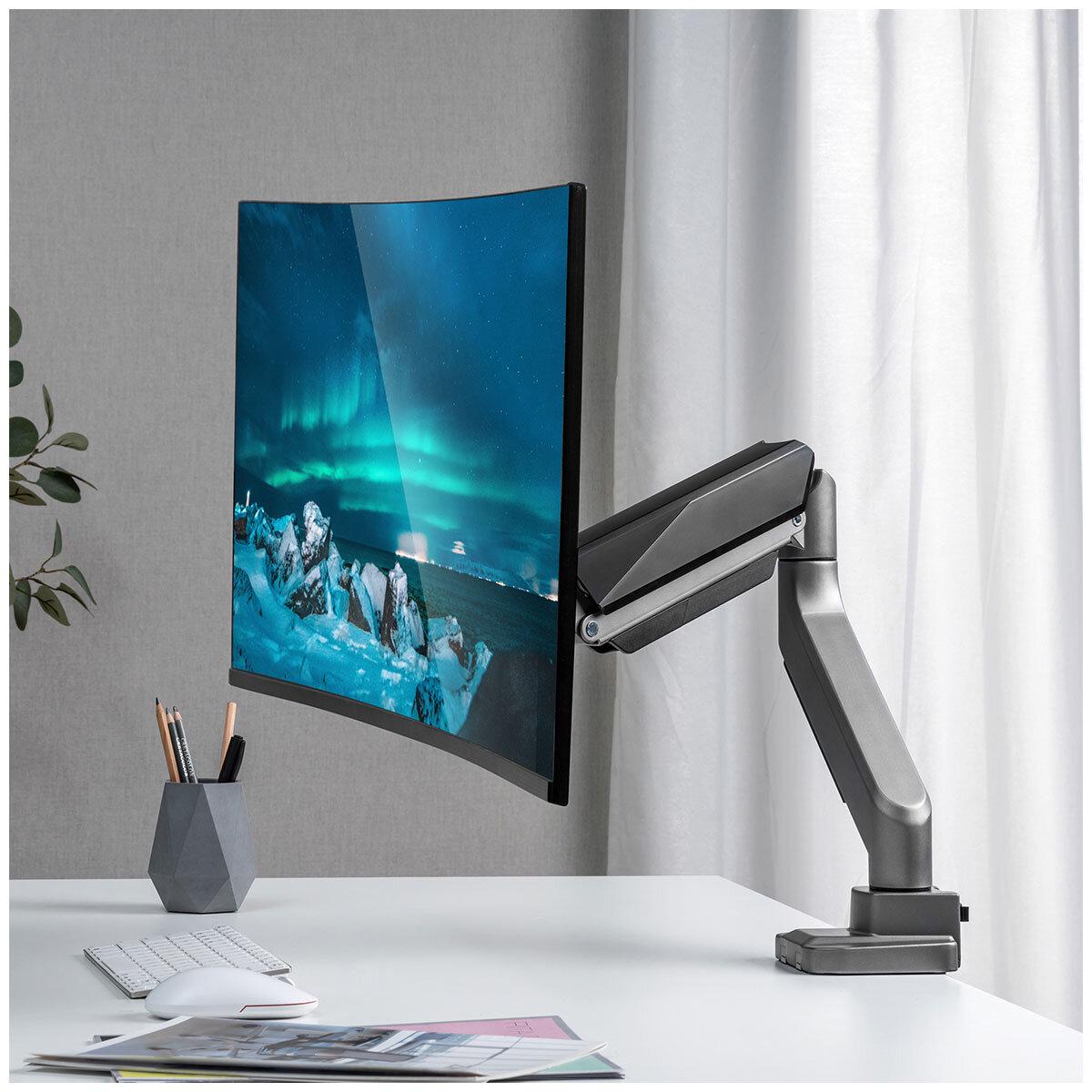 activiva Heavy Duty Single Screen Gas Spring Monitor Arm ACA-HMA-SGS01Y