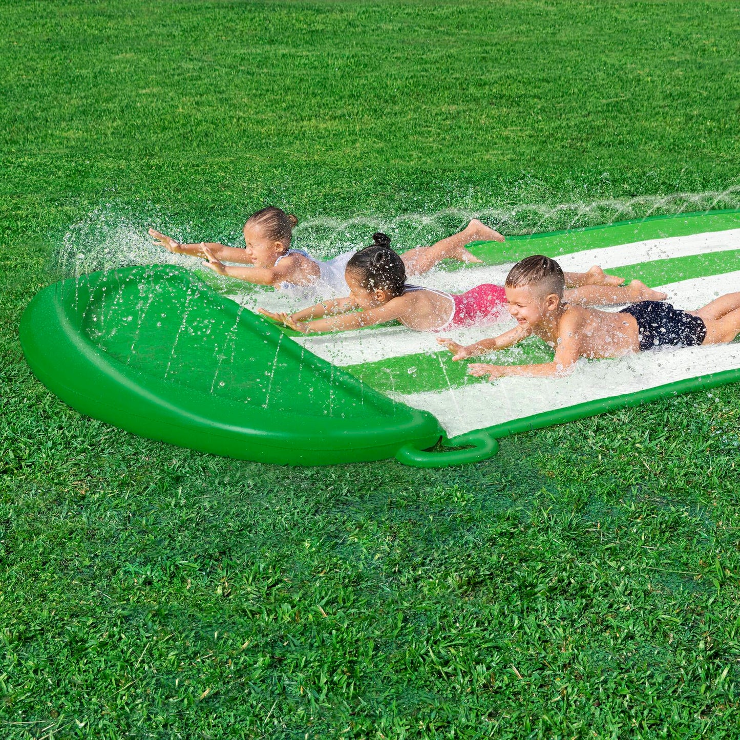 H2OGO! Triple Water Slide - 4.88m - Green