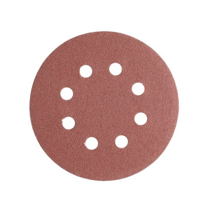 Irwin Quick Fit Random Orbital Sanding Discs - 125mm - 80 Grit - 5 Pack
