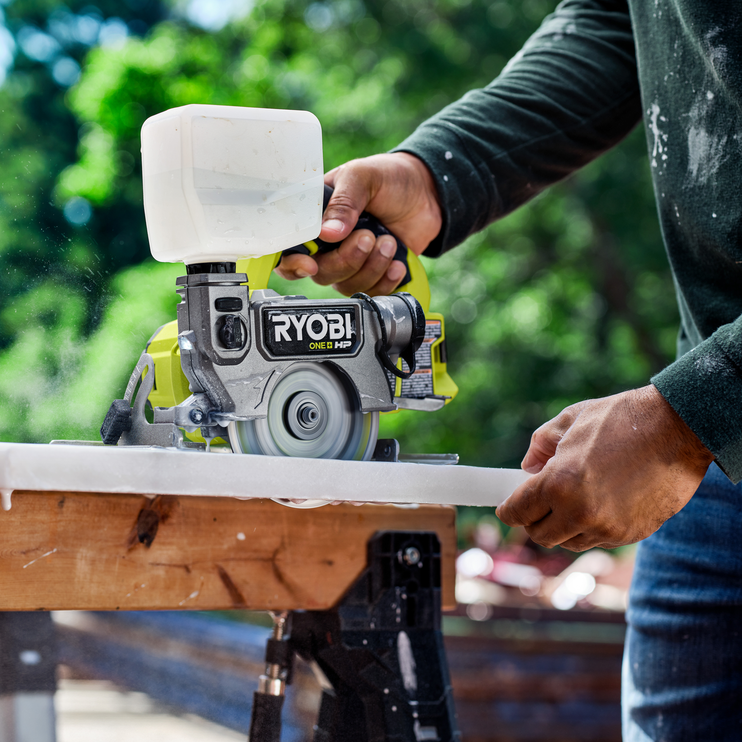 Ryobi HP Brushless Tile and Masonry Saw - 127mm - 18V ONE+