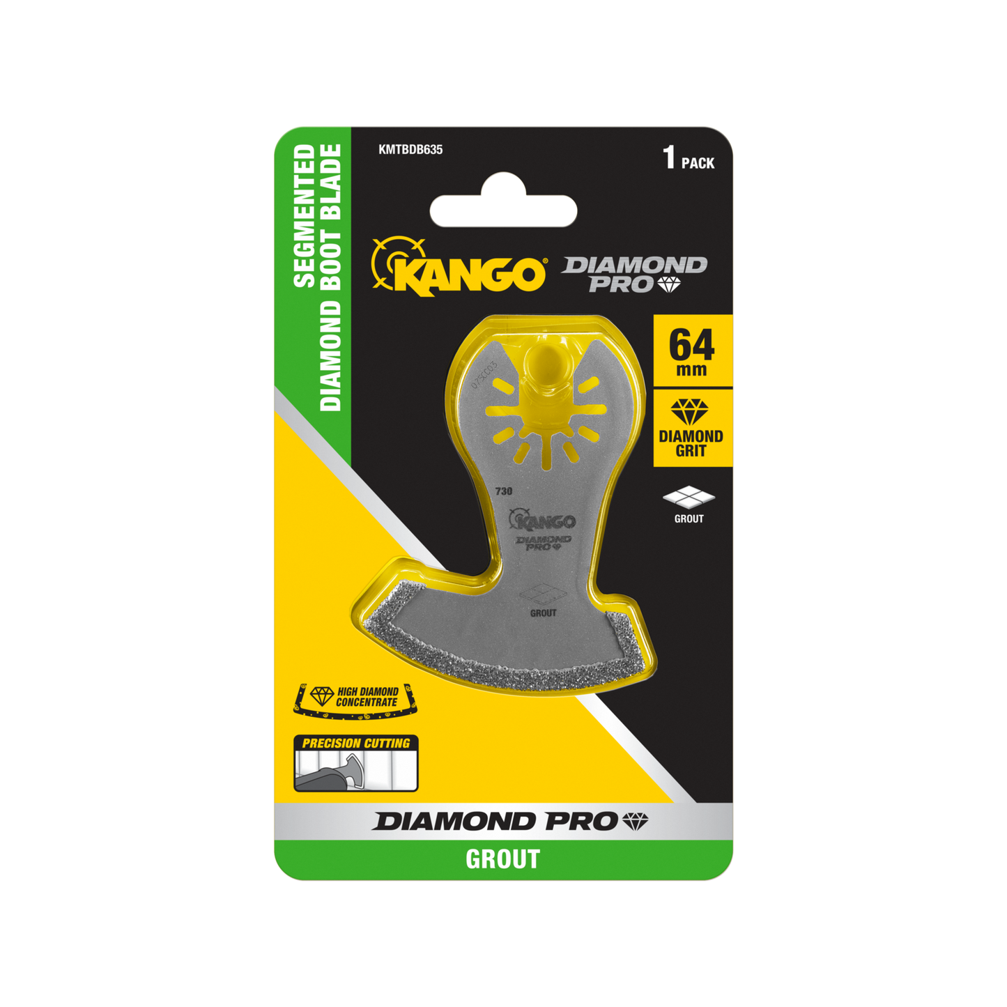 Kango Diamond Grit Segmented Boot Multi Tool Blade - 64mm