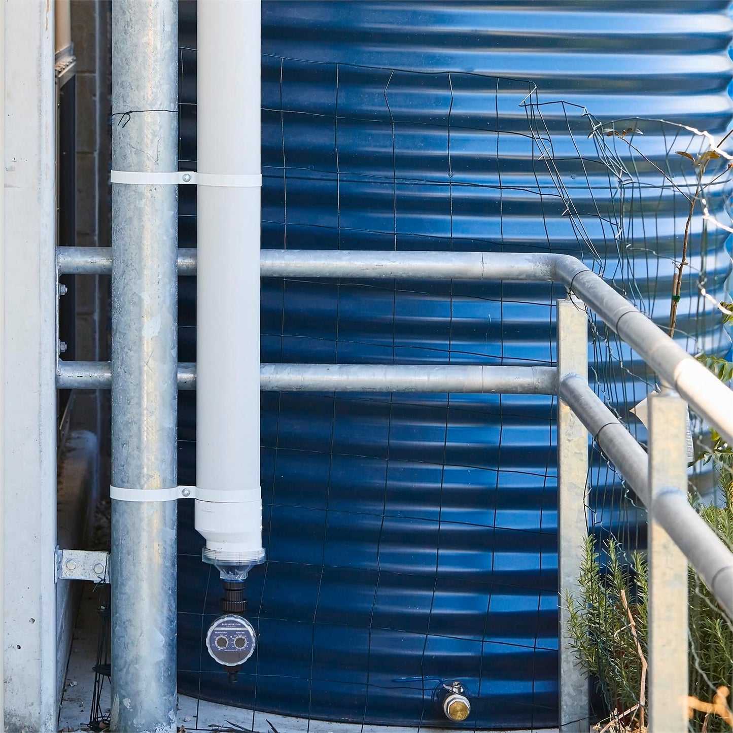 Rain Harvesting First Flush Advanced Release Valve - 129 x 392mm