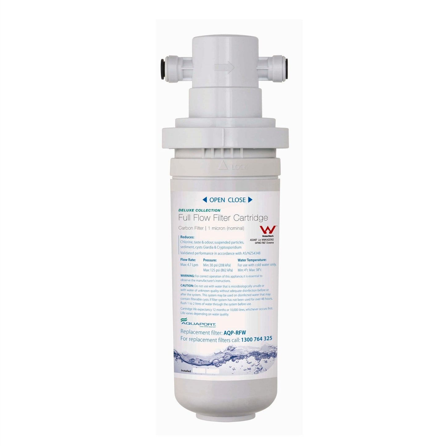 Aquaport Replacement Carbon Filter Cartridge - 60mm