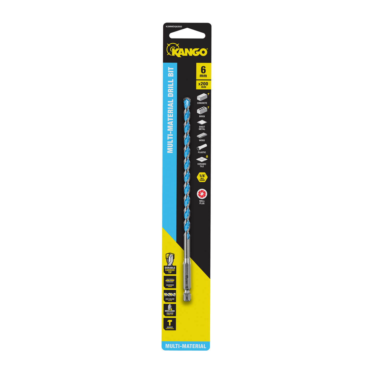 Kango Multi Material Drill Bit - 6 x 200mm