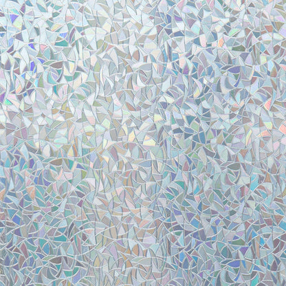 Pillar Static Geo Holographic Window Film - 900mm x 2000mm - Black