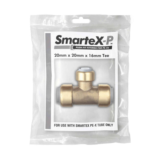 Smartex Pex Reducing Tee - 20 x 20 x 16mm