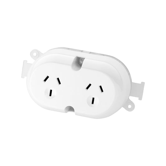 Deta Double Outlet Plug Base - 10A