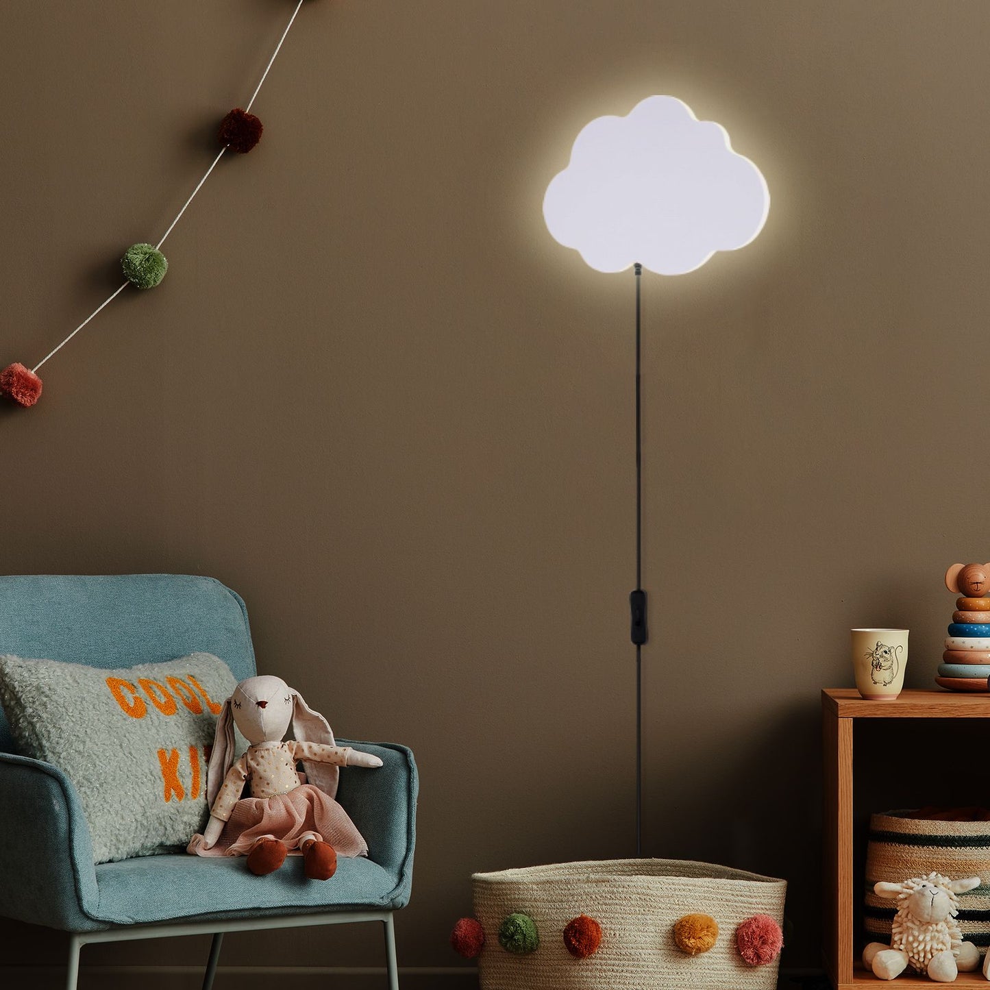 Verve Cloud LED Wall Light - 242 x 170mm