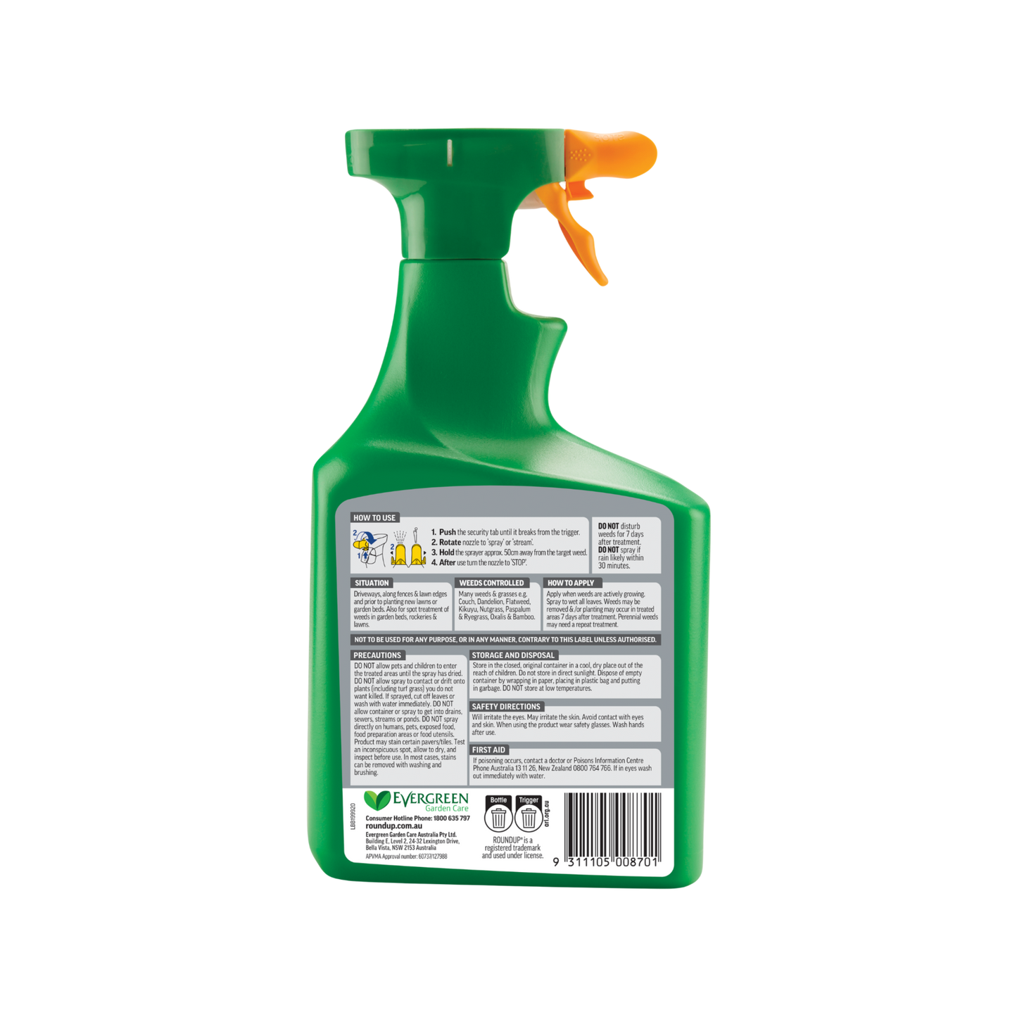 Roundup Weedkiller - 1.2L