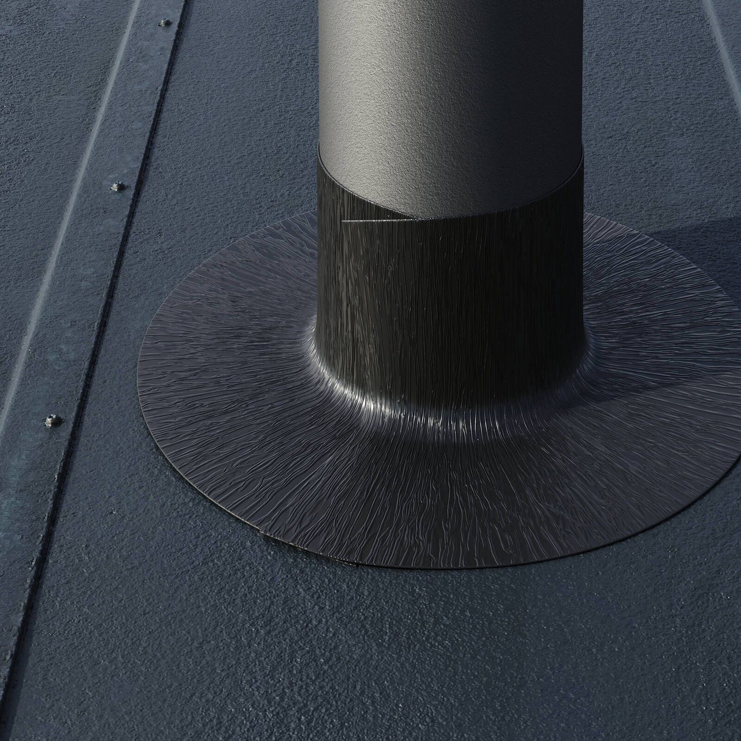 Smartform Black Lead Free Flashing - 200mm x 5m