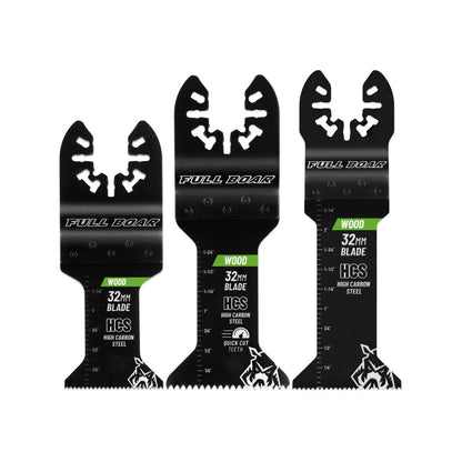 Full Boar Plunge Cut Multi Tool Blade Set - 3 Piece