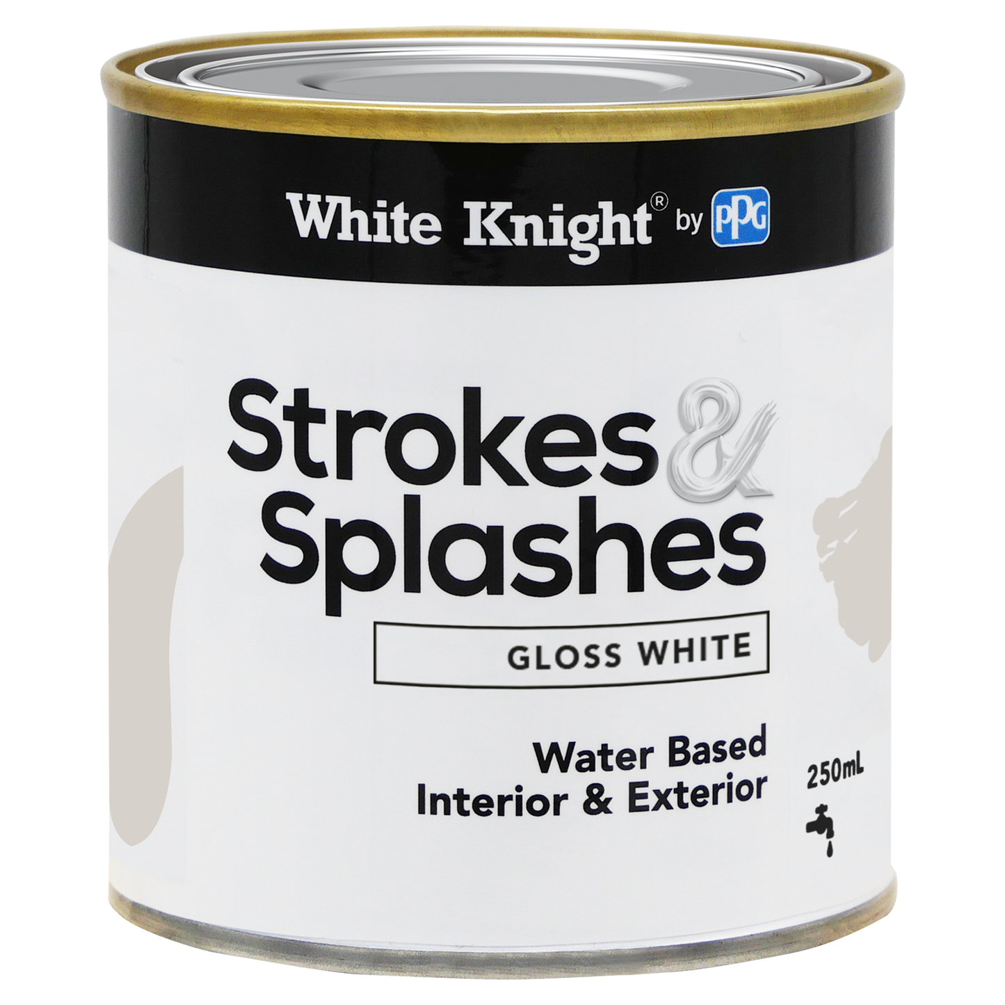 White Knight Strokes and Splashes Paint - 250ml