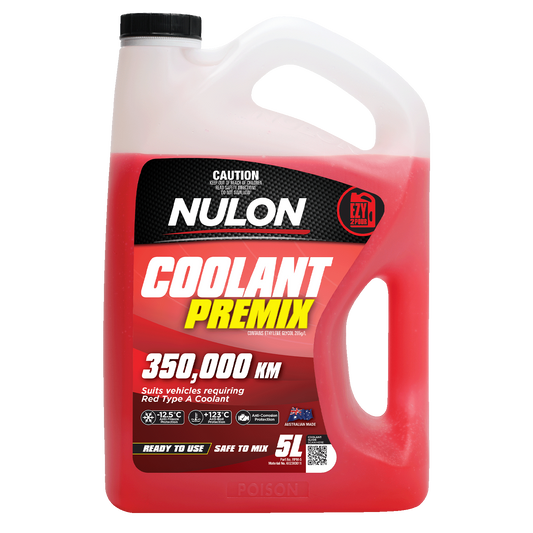 Nulon Red Coolant Premix - Type A - 5L