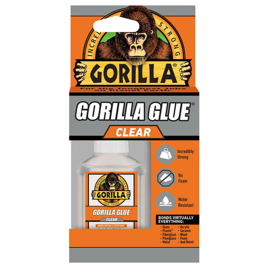 Gorilla Glue Clear Adhesive - 51ml - Glue - Water Resistant