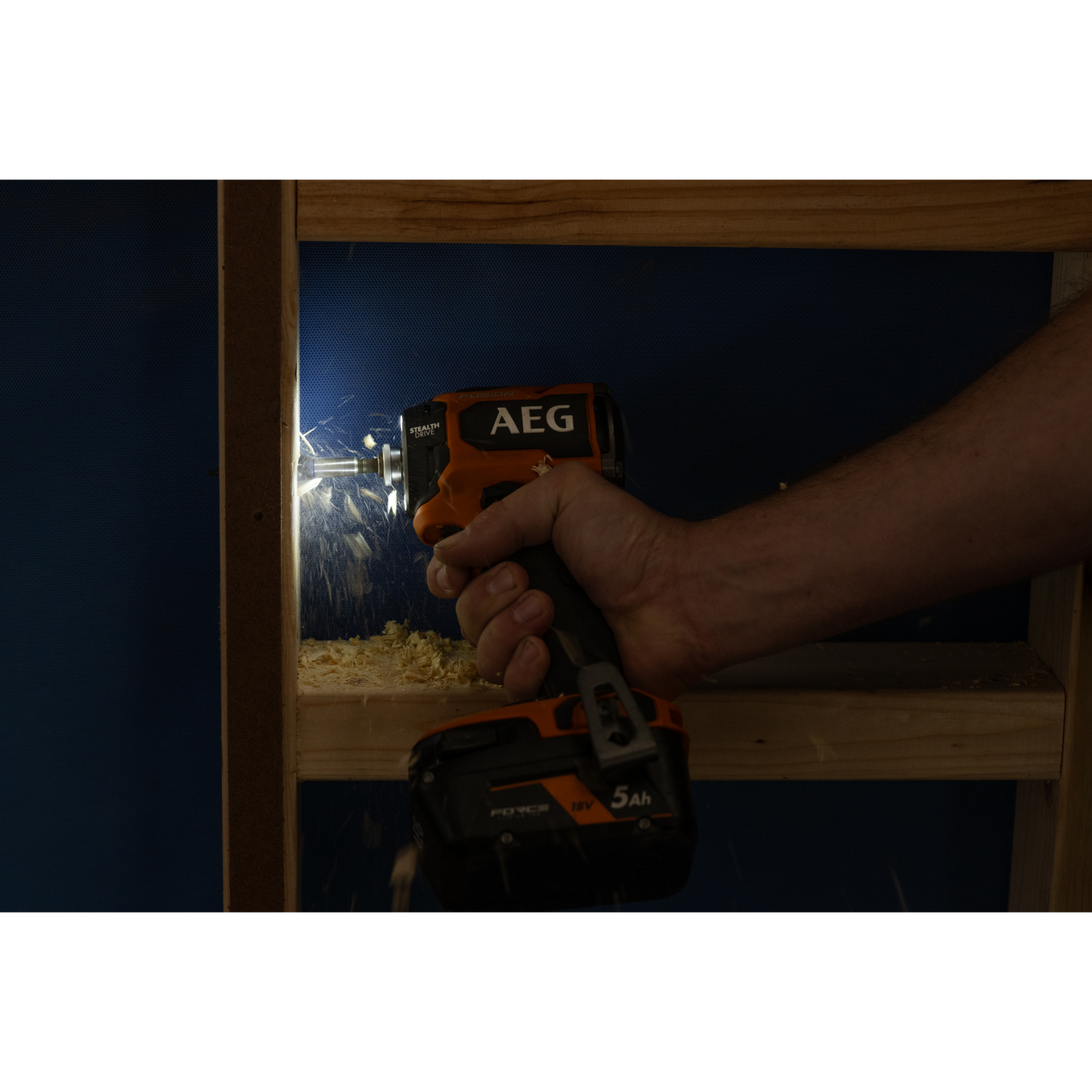 AEG Fusion Stealth Impact Driver - 18V - 114mm - Skin Only