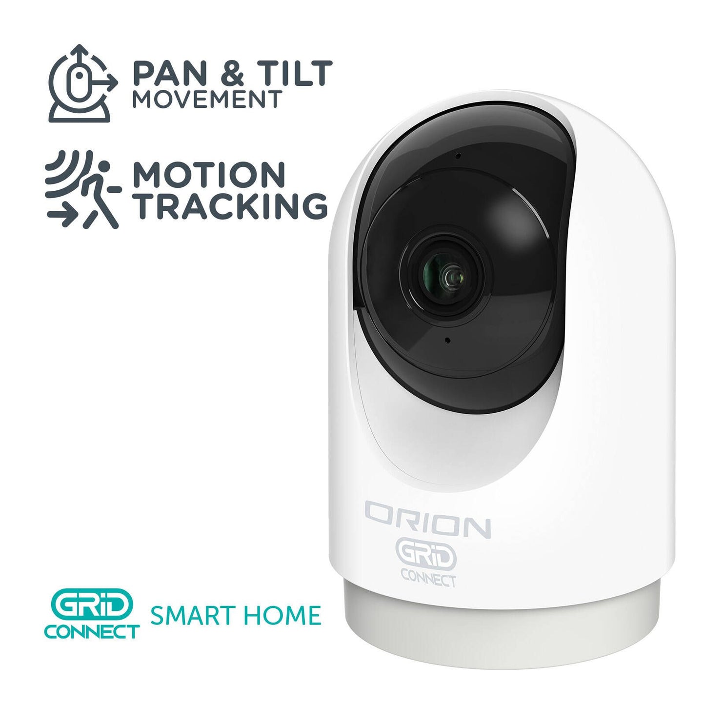 Orion Grid Connect Smart Wi Fi Indoor Pan and Tilt Security Camera - 2K-Pro