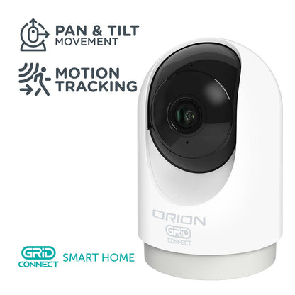 Orion Grid Connect Smart Wi Fi Indoor Pan and Tilt Security Camera - 2K-Pro