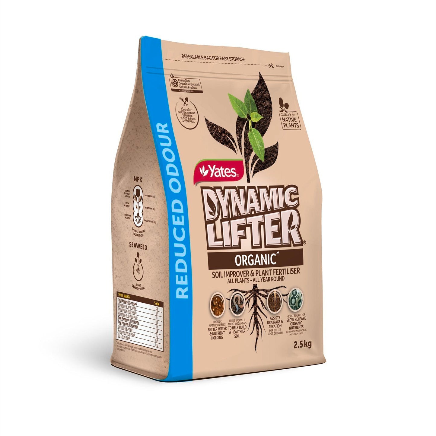 Yates Dynamic Lifter Organic - 2.5kg