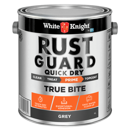 White Knight Rust Guard Grey Primer Paint - 4L