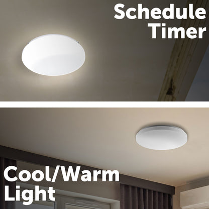 Verve Design Smart LED Hana Ceiling Light - 36W - 480mm - White