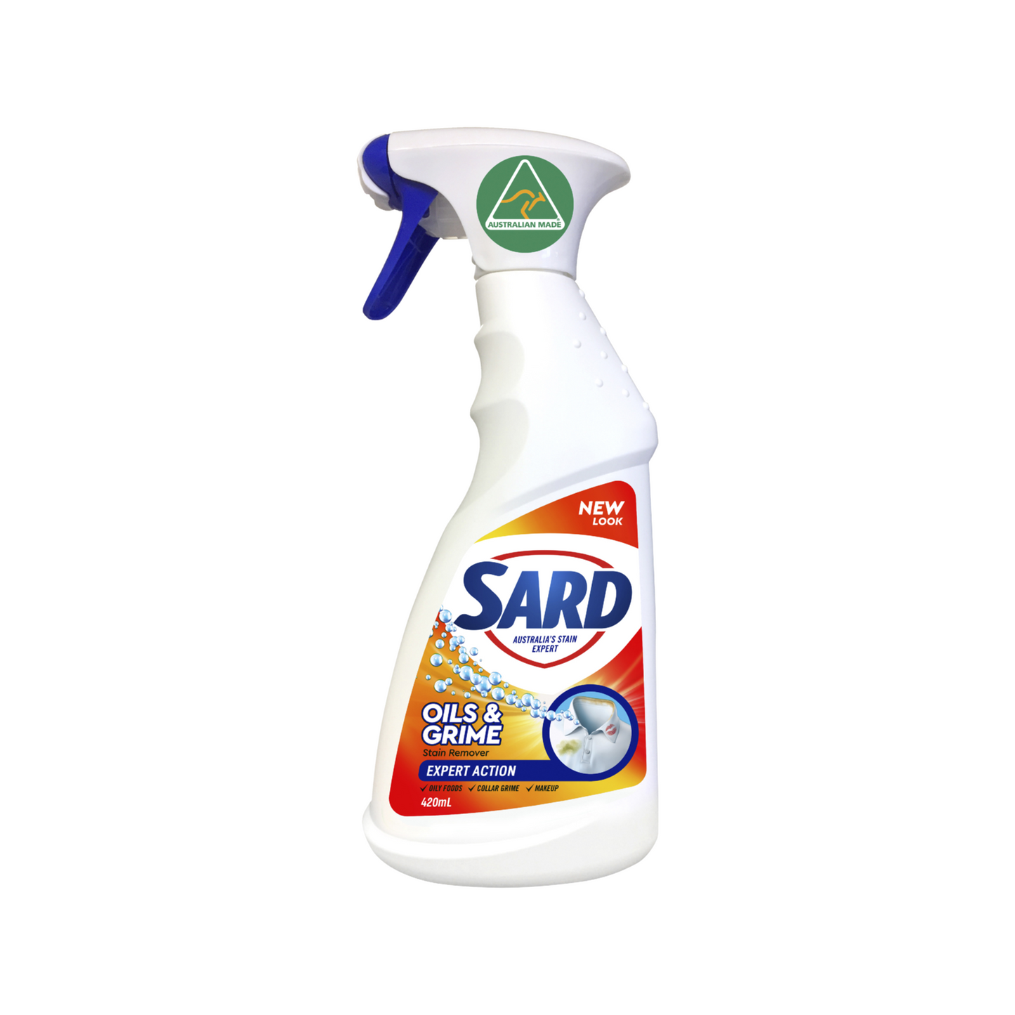 Sard 420ml Oils And Grime Stain Remover Spray Each