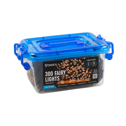 Lytworx Fairy Lights - 300 LEDs - 30m - Warm White
