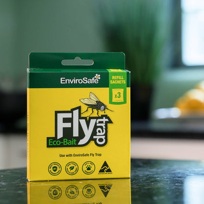 Envirosafe Fly Attractant - Food Grade - Non-Toxic - 3 Pack