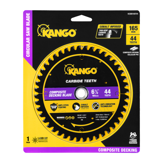 Kango Composite Decking Circular Saw Blade 165mm 44T