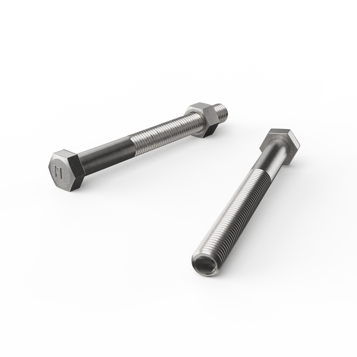 Zenith Hex Head Bolts & Nuts - M12 x 120mm - Stainless Steel 304 - 12 Pack