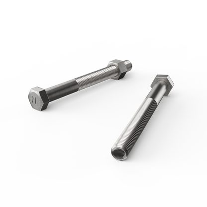 Zenith Hex Head Bolts & Nuts - M12 x 120mm - Stainless Steel 304 - 12 Pack