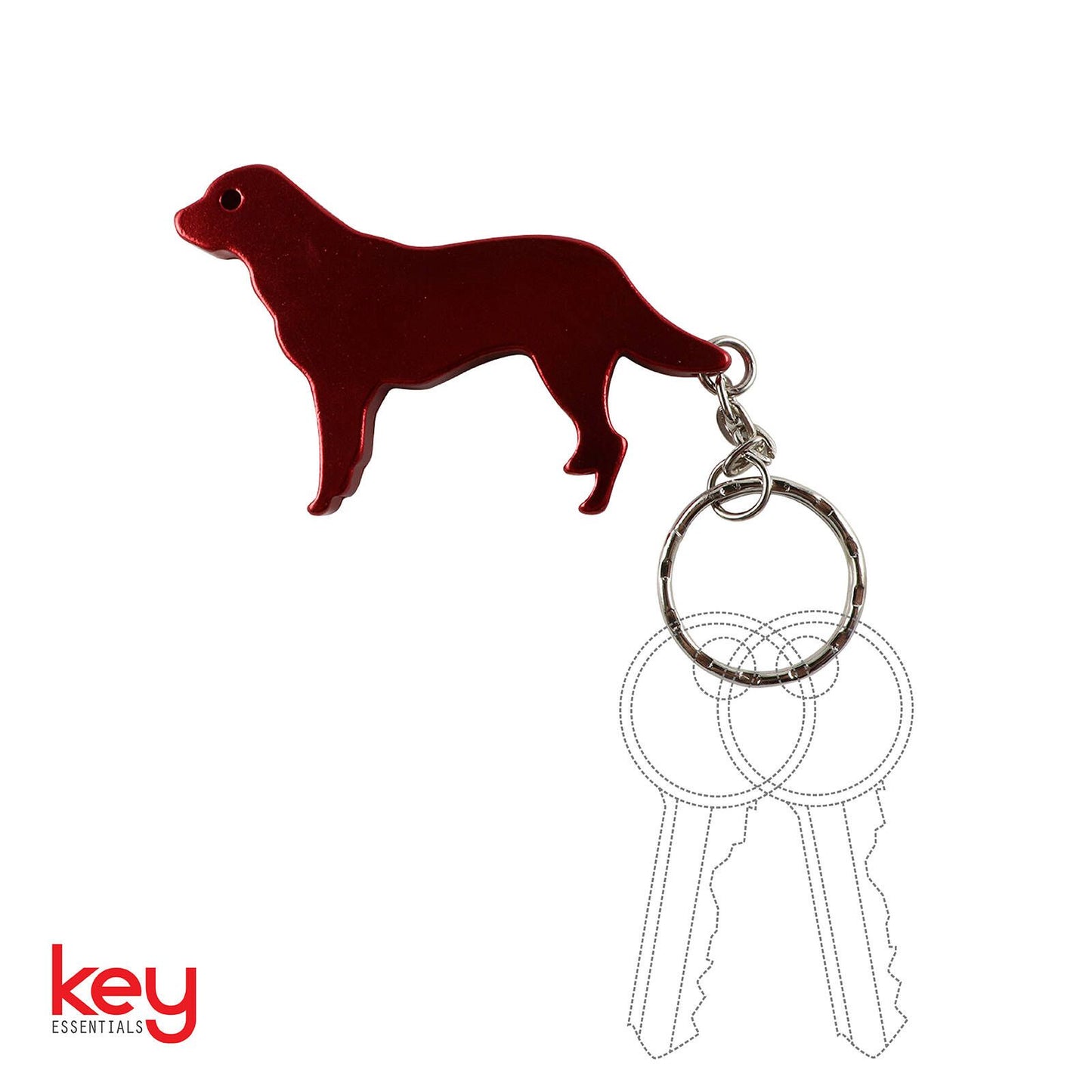 Key Essentials Dog Key Ring - 65mm