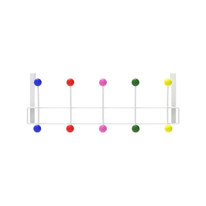 Mode Over Door Hanger - 5 Multicoloured Hooks - Durable - Space Saving