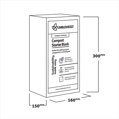 Tumbleweed Compost Starter Block