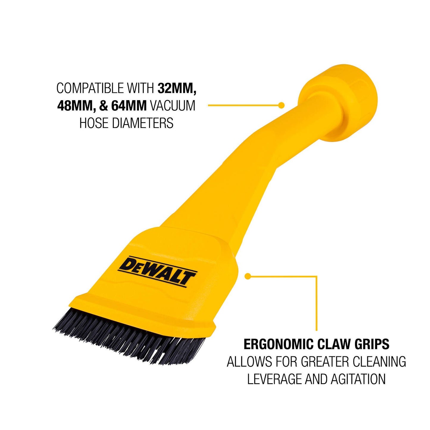Dewalt Claw Utility Brush - 105 x 375mm