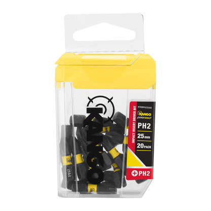 Kango Impact Driver Insert Bits - 25mm PH2 - 20 Pack